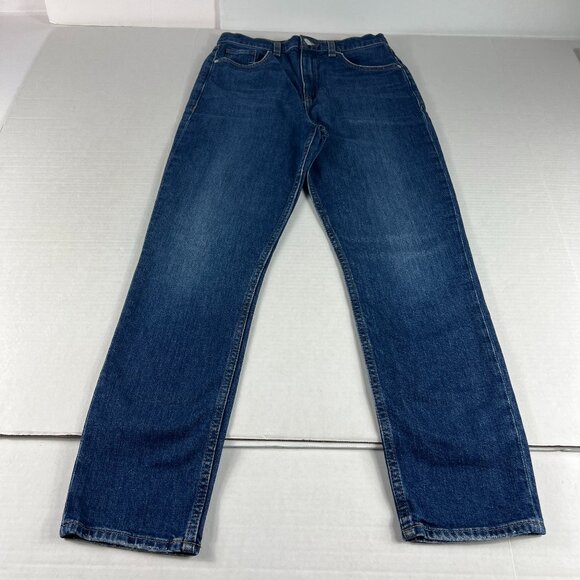 Hudson Jeans Women 27x26* Harlow High Rise Straight Crop Blue Faded Denim Tag 27 - Picture 1 of 16